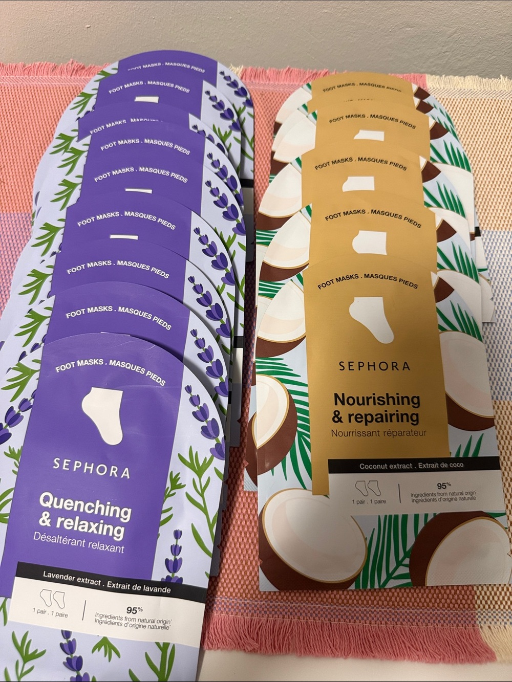 Sephora Collection 15 Nourishing Foot Mask - Coconut + Lavender